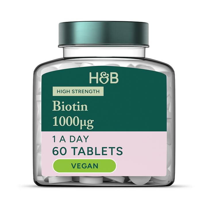 Holland & Barrett Biotin 1000ug 60 Tablets